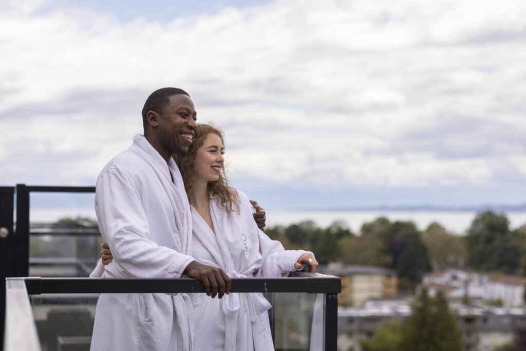 Take in the view of beautiful downtown Victoria from the comfort of your personal balcony.