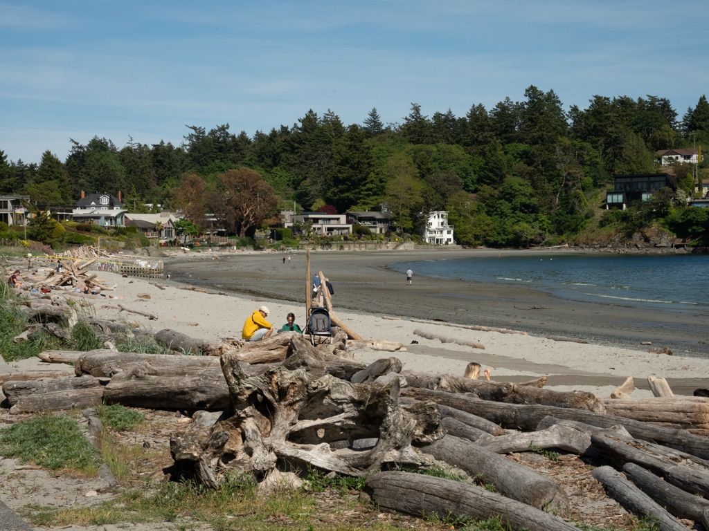 Soak up the sun, or go for a swim at Cadboro Beach.